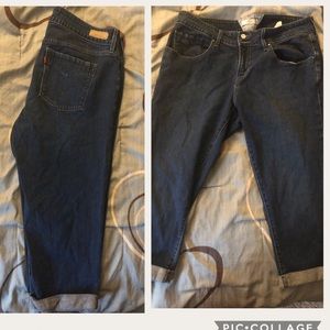 Levi jean crop ankle pants